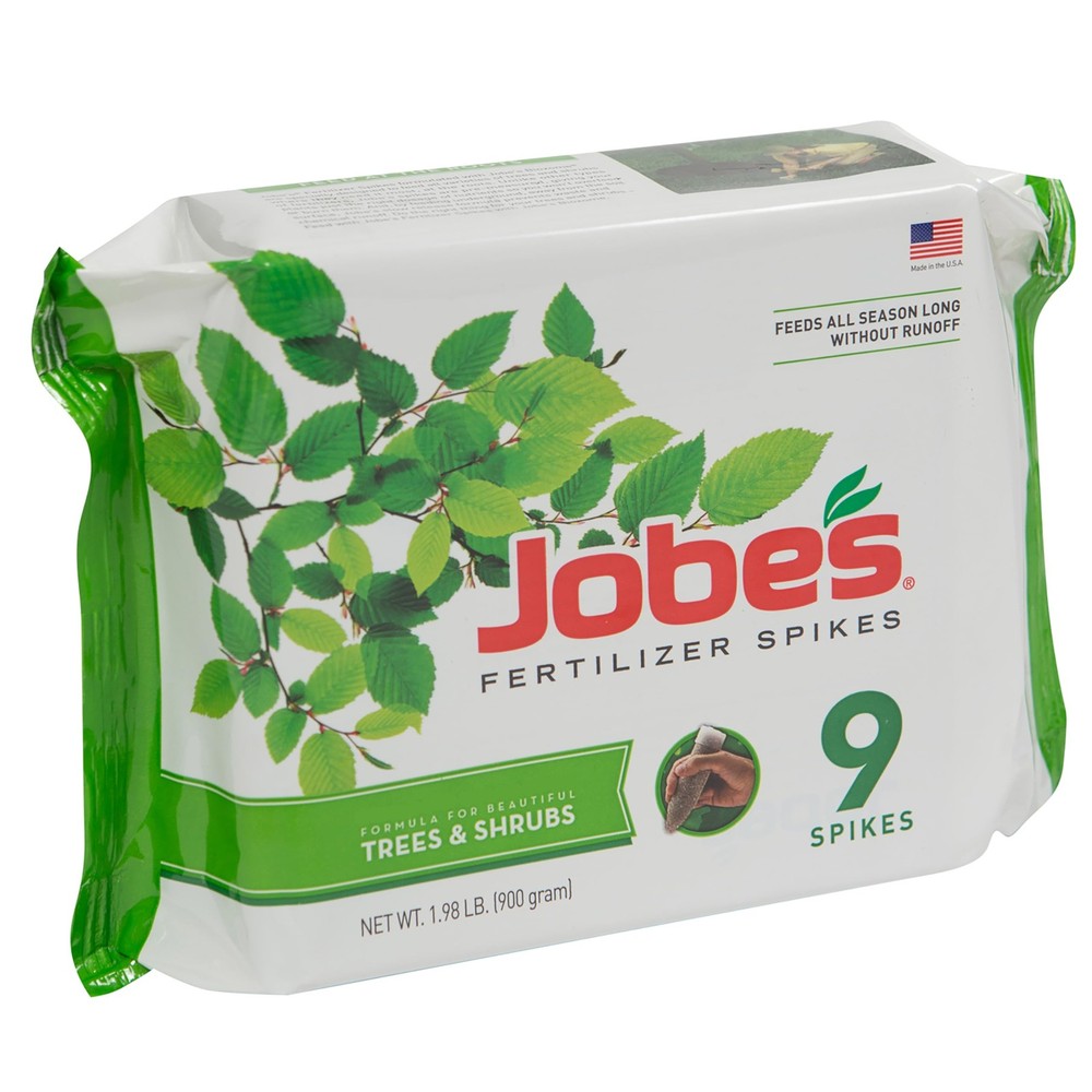 Jobe's Slow Release Fertilizer Spikes for Trees and Shrubs Including Oak Easy Plant Care