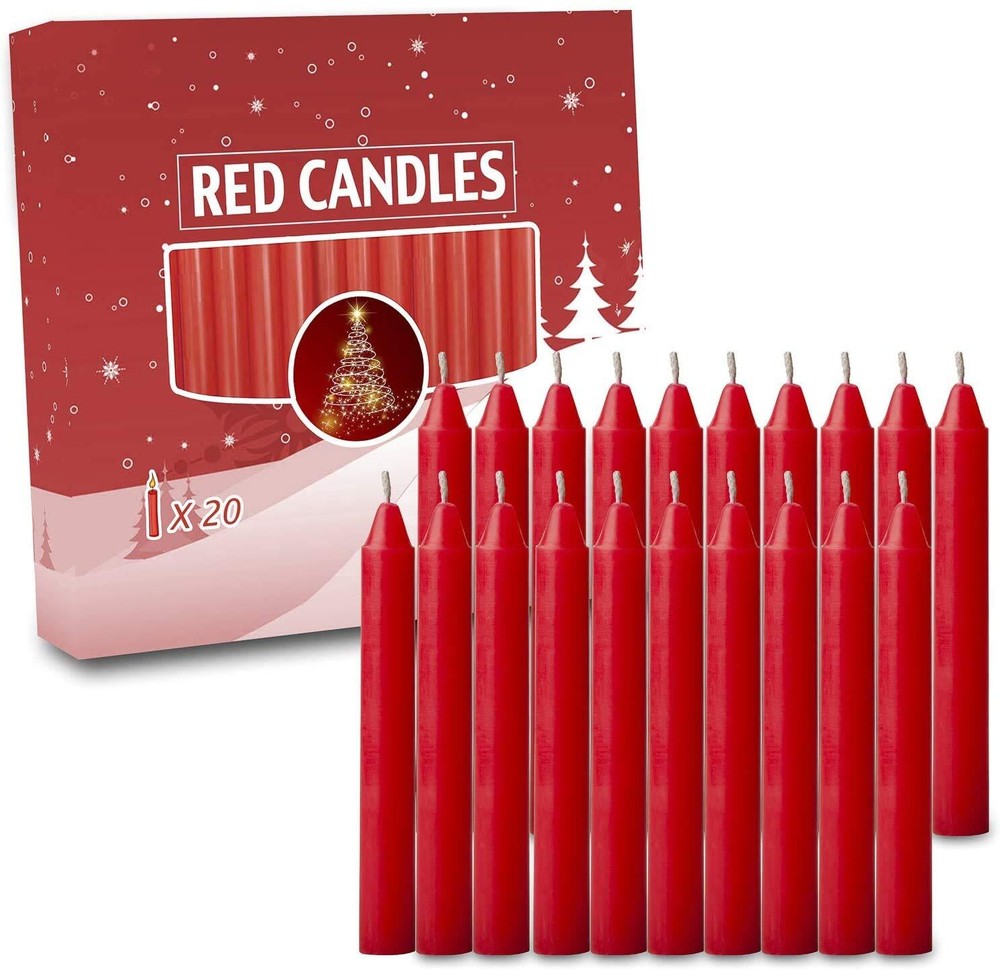 20pcs Christmas Tree Angel Chime Candles for Caro Pyramids Decor
