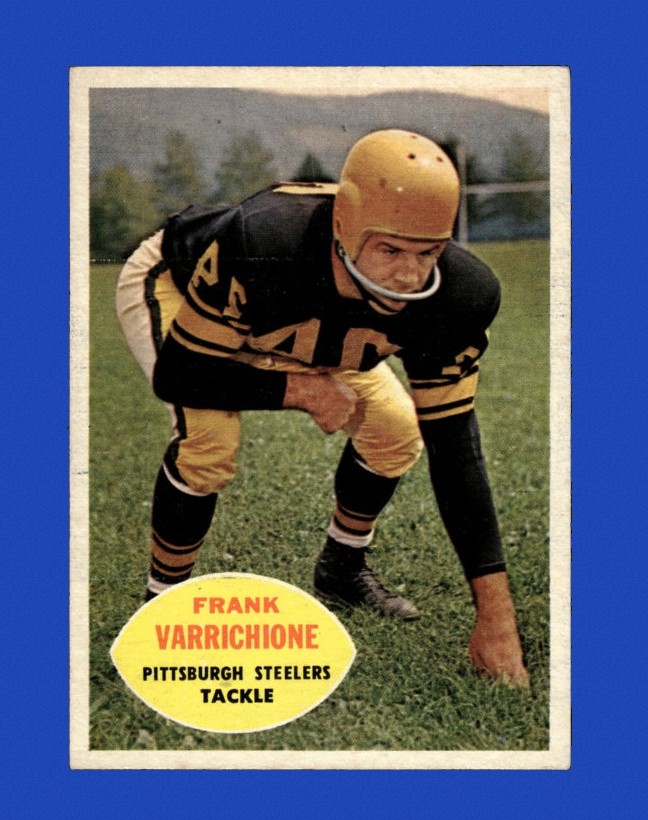 1960 Topps Set-Break # 97 Frank Varrichione EX-EXMINT *GMCARDS*Consign with Greg Morris Cards
