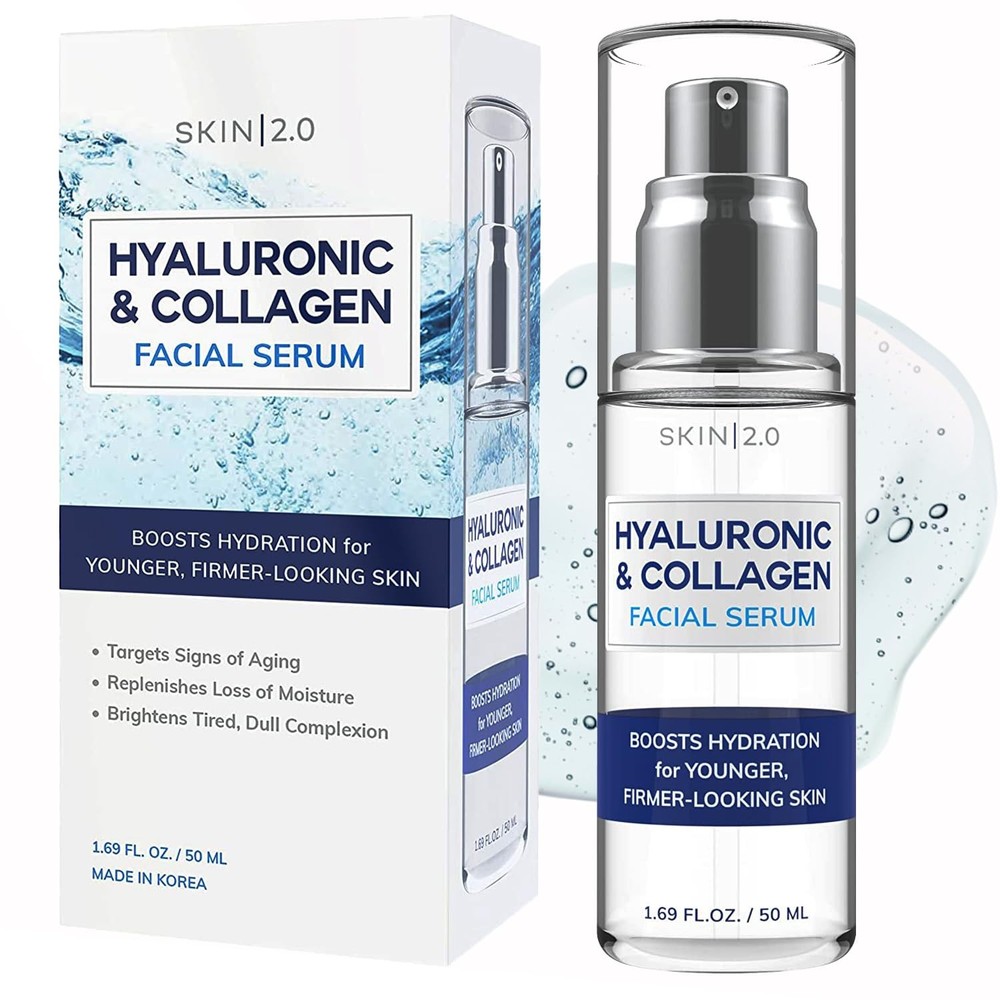 Hyaluronic Acid Collagen Face Serum for Hydrated Skin-image