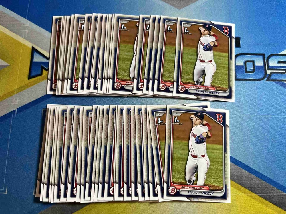 2024 Bowman Draft BD-122 BRANDON NEELY Boston Red Sox Paper Lot of 50