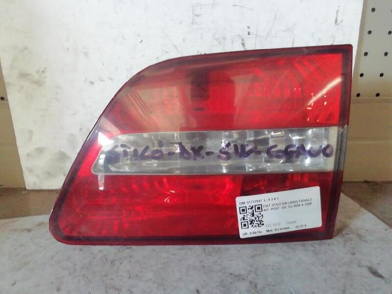 51717942 Headlight Rear Right for Fiat Stilo SW (2002) 1.9 JTD 2004 11155