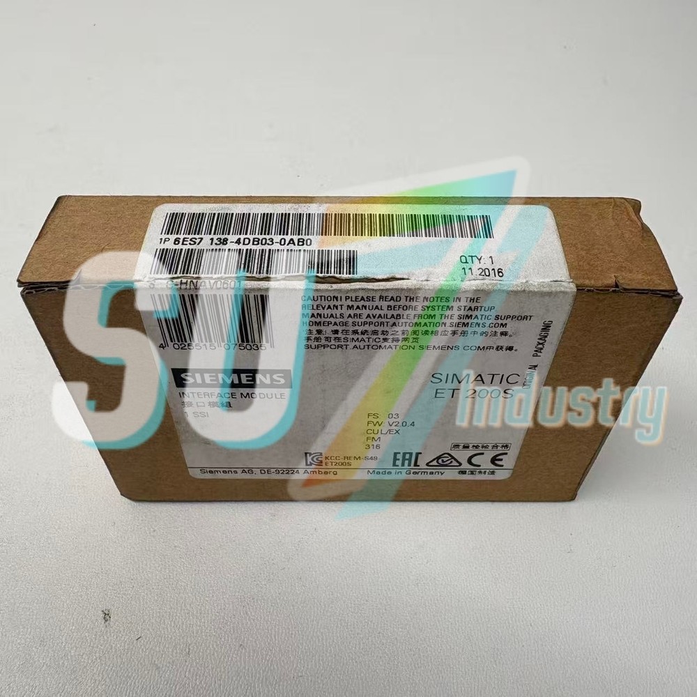 Siemens 6ES7138-4DB03-0AB0 PLC Module 6ES7 138-4DB03-0AB0#1pcs New In Box