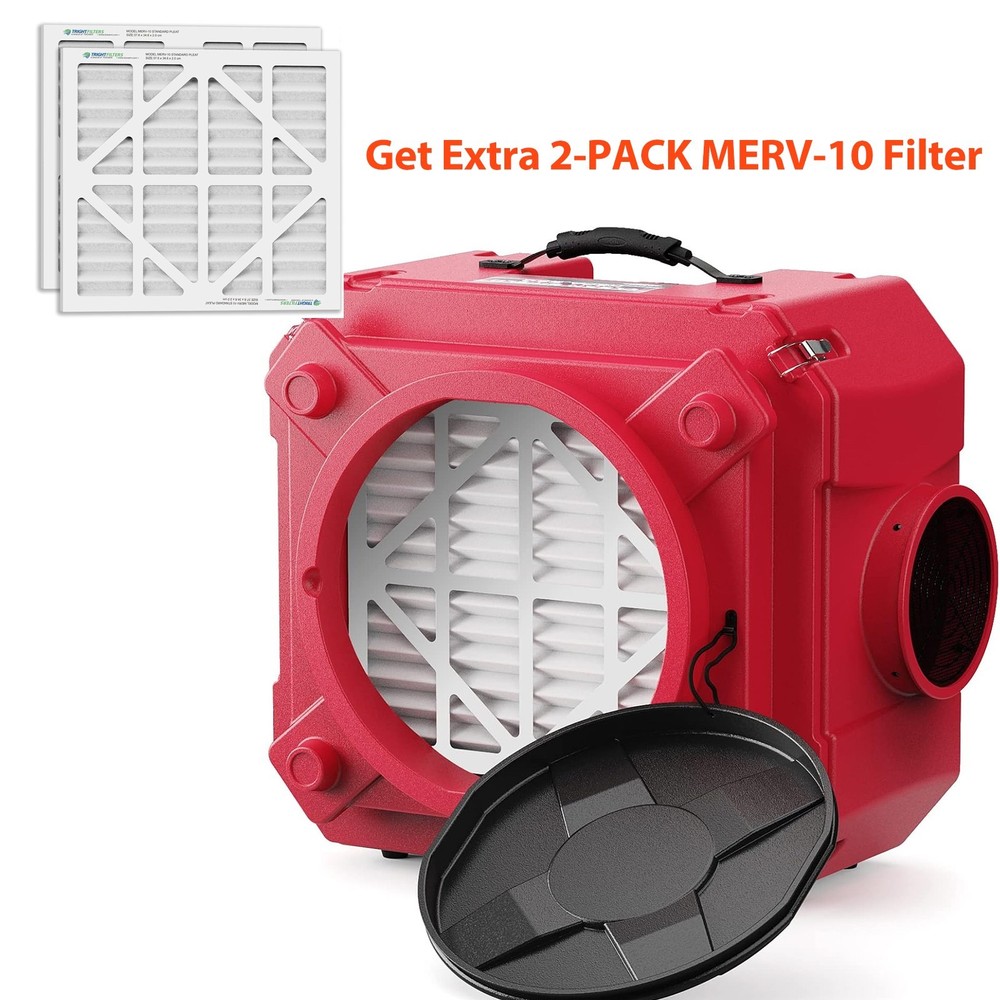 ALORAIR CleanShield HEPA 550 Air Scrubber Negative Air Machine w/3-Stage Filtra