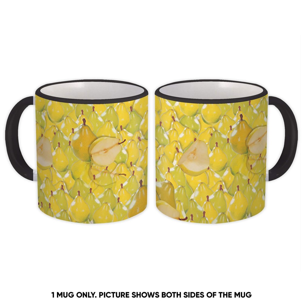 Gift Mug : Pear Print Pattern Fruit Fruits Pears Painting Healthy Food Kitchen