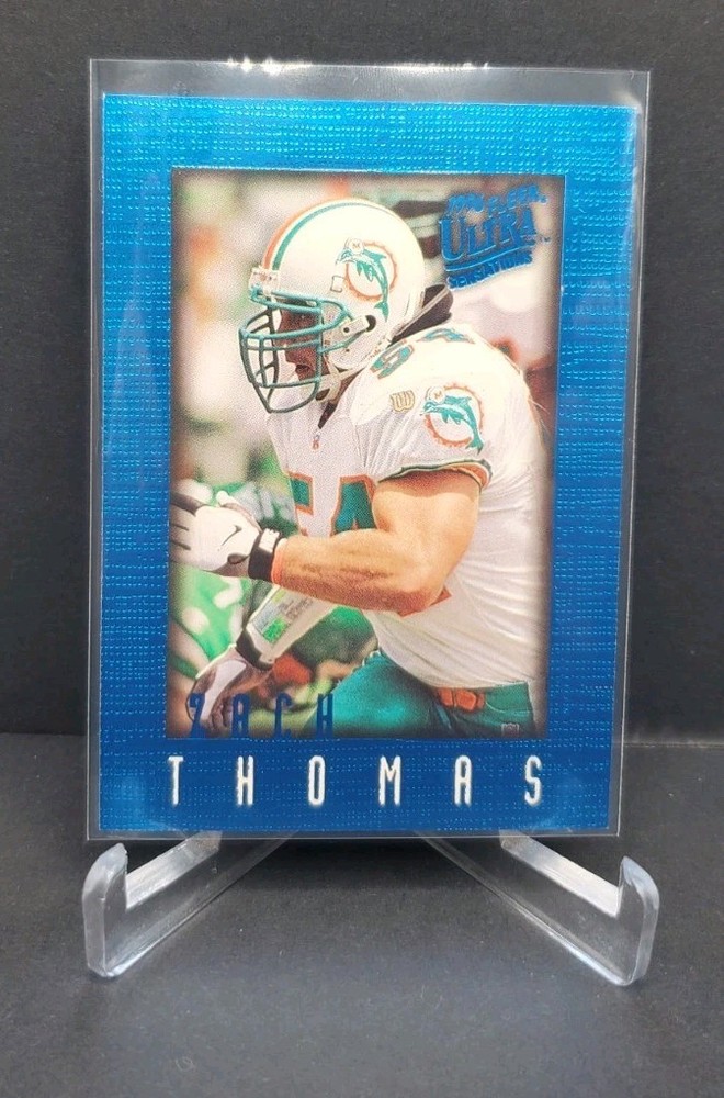 1996 Ultra Sensations Blue #58 Zach Thomas Dolphins