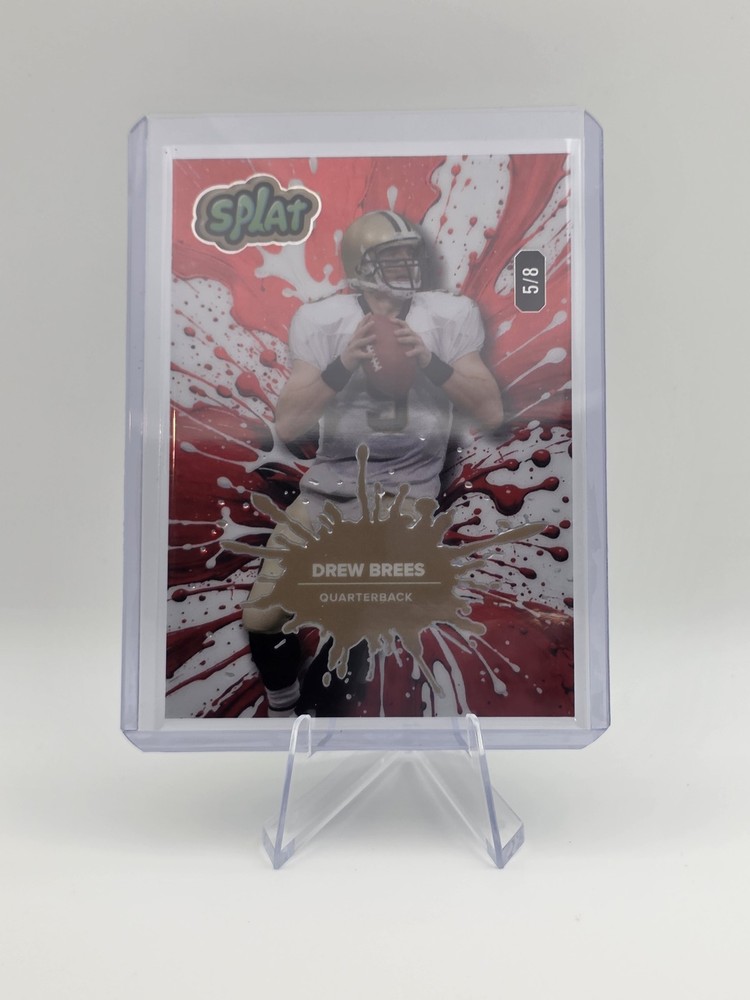 2025 Wild Card Splat Drew Brees NEW ORLEANS SAINTS #5/8 Rare SP HOF QB