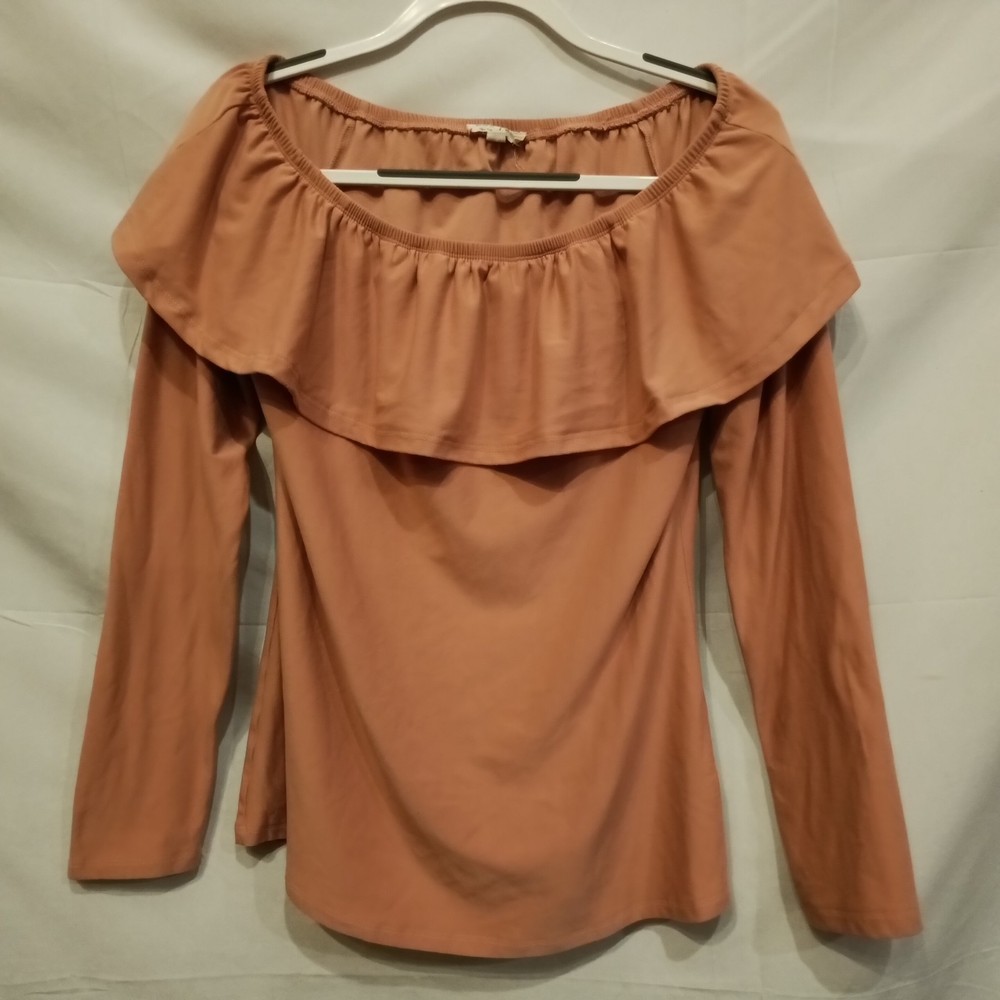Ultra Flirt Size L Dusty Rose Off The Shoulder Top