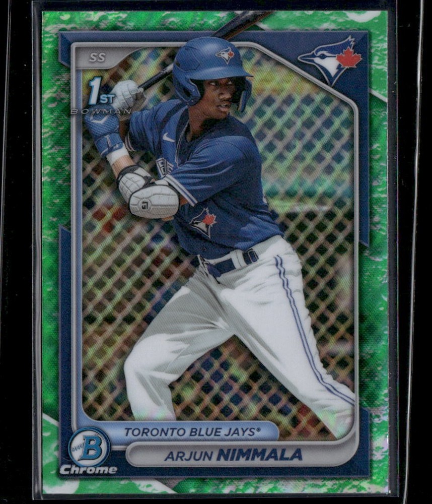 2024 Bowman Arjun Nimmala #BCP-142 Chrome Prospects Lunar Glow Refractors
