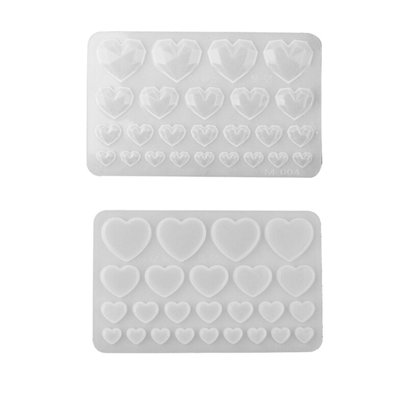 Silicone Pendant Mold For Resin Acrylic Jewelry Tools Earring Pendant Resin Mold