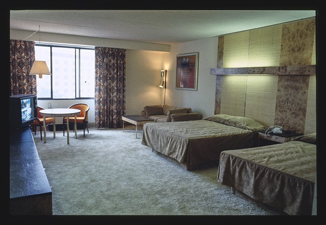 Photo:Kiamesha Lake New York Concord Room D-249 Hotel Guest Room 1978