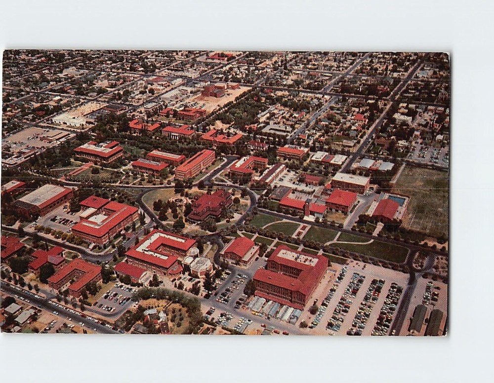 Postcard Aerial View of the University of Arizona at Tucson USA