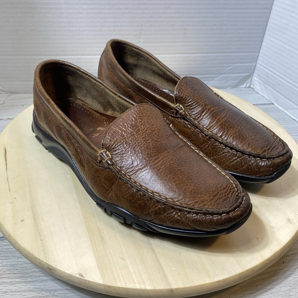 Allen Edmonds Eldorado Driving Loafers Moccasins Shoes Bison Leather Men’s 9 3E