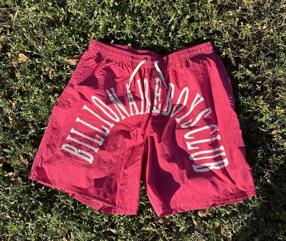 BILLIONAIRE BOYS CLUB BBC Men’s SUNRISE SHORTS Size Extra Large RASPBERRY SORBET