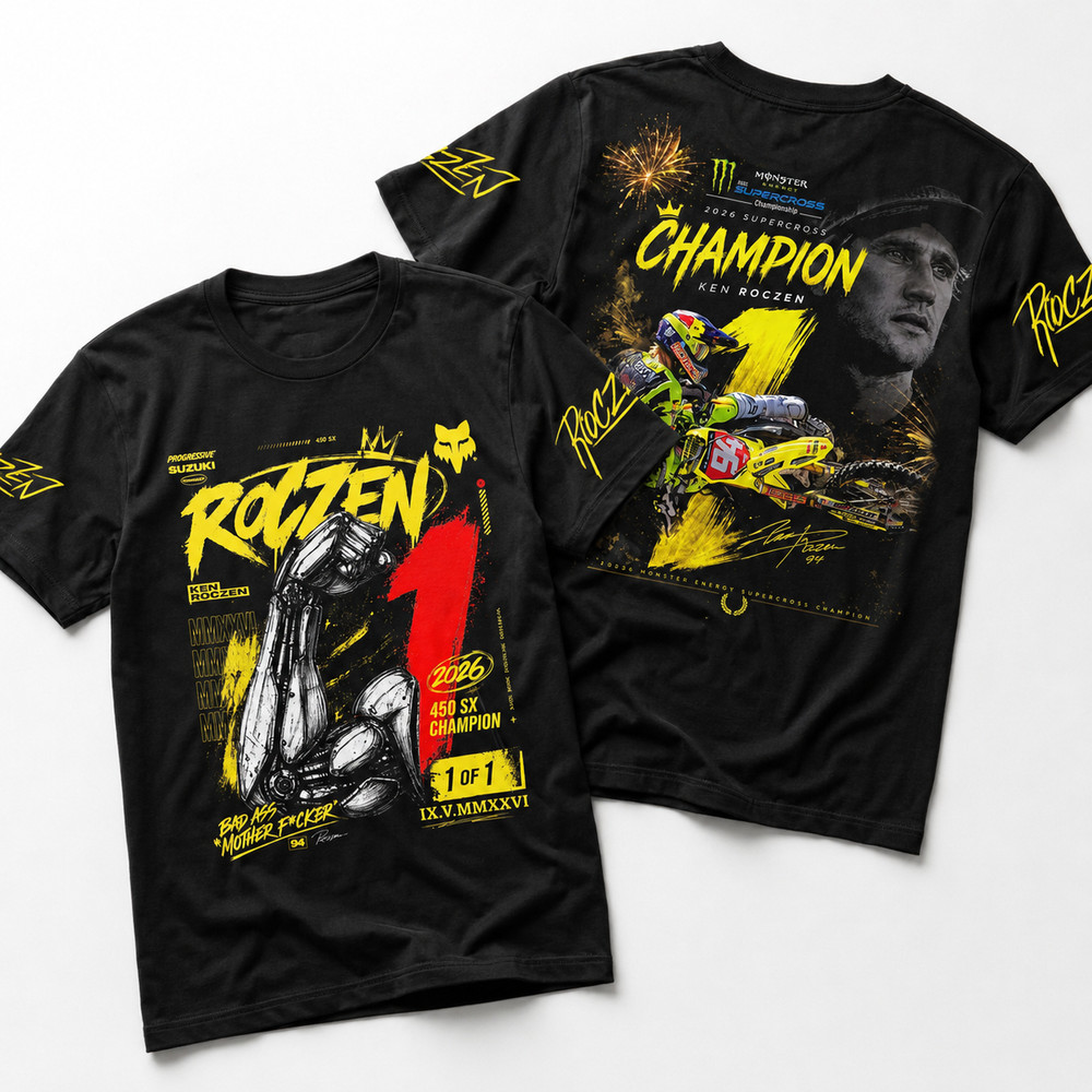 Ken Roczen 2026 450 SX Champion Shirt Energy Supercross Racing Fan Tee