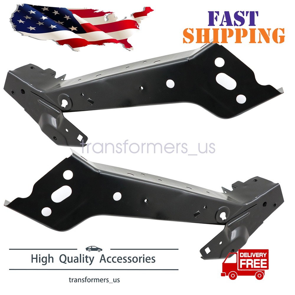2PCS LH+RH FITS 2011-2025 Dodge Durango Upper Radiator Bracket Support NEW