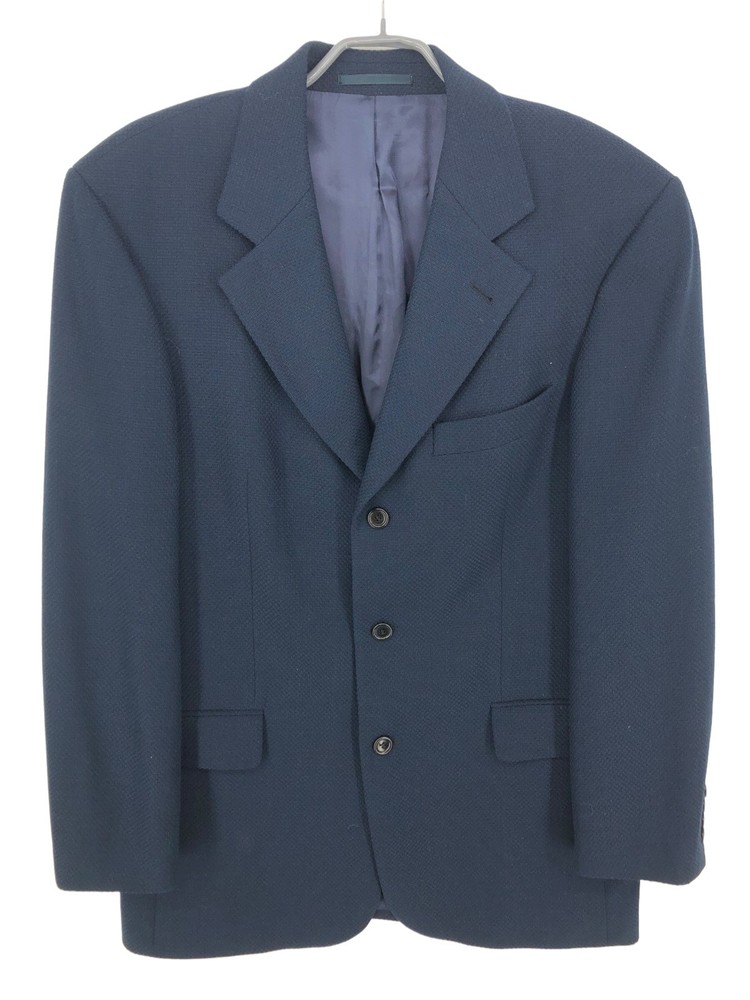 VINTAGE HUGO BOSS Men Hobbes Wool Blazer Jacket Size M (98 - 40 - 50)
