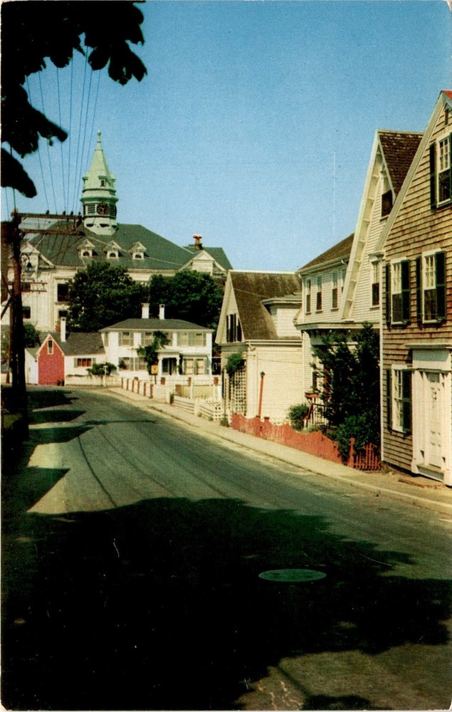 Bradford Street, Provincetown, Cape Cod, Massachusetts, Mayflower Postcard