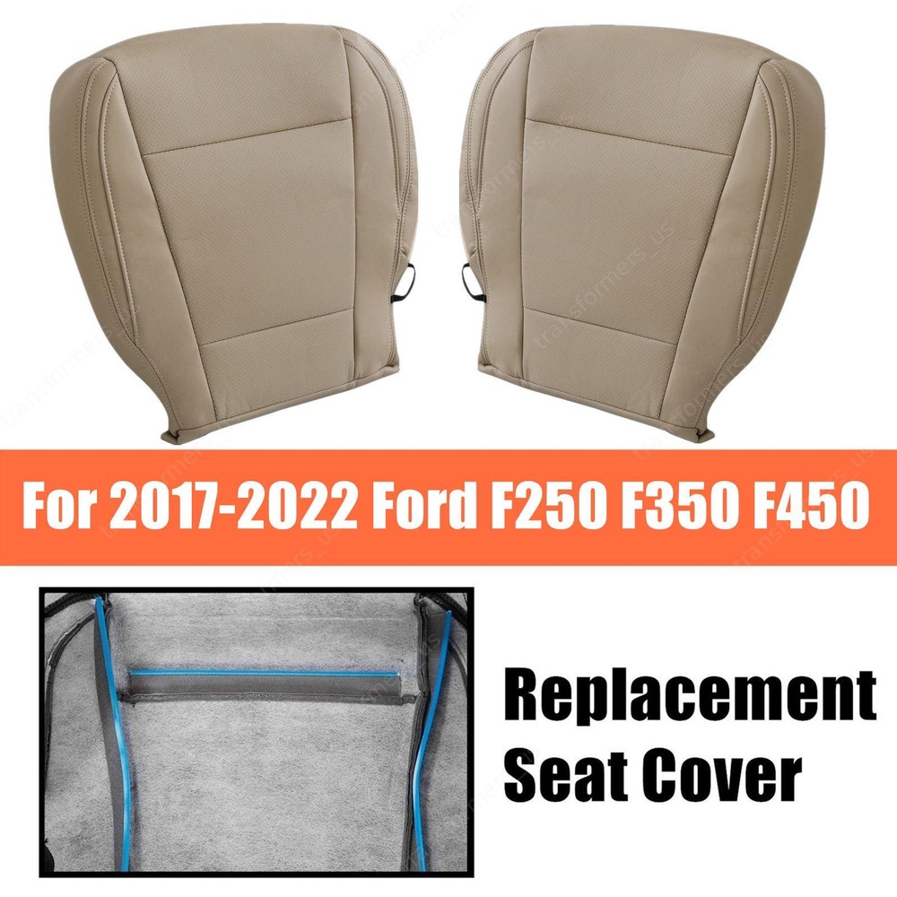 Replacement Type Fits 2017-2022 Ford F-250 Lariat 2X Bottom Seat Cover Tan