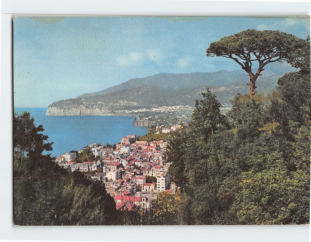 Postcard Panorama Sorrento Italy