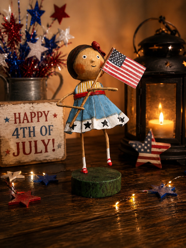 Lori Mitchell 'Little Betsy Ross' Collectible Doll July 4th Girl