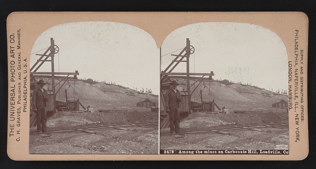 Photo:Leadville Colorado 1900 Carbonate Hill Mines Mining Stereoview
