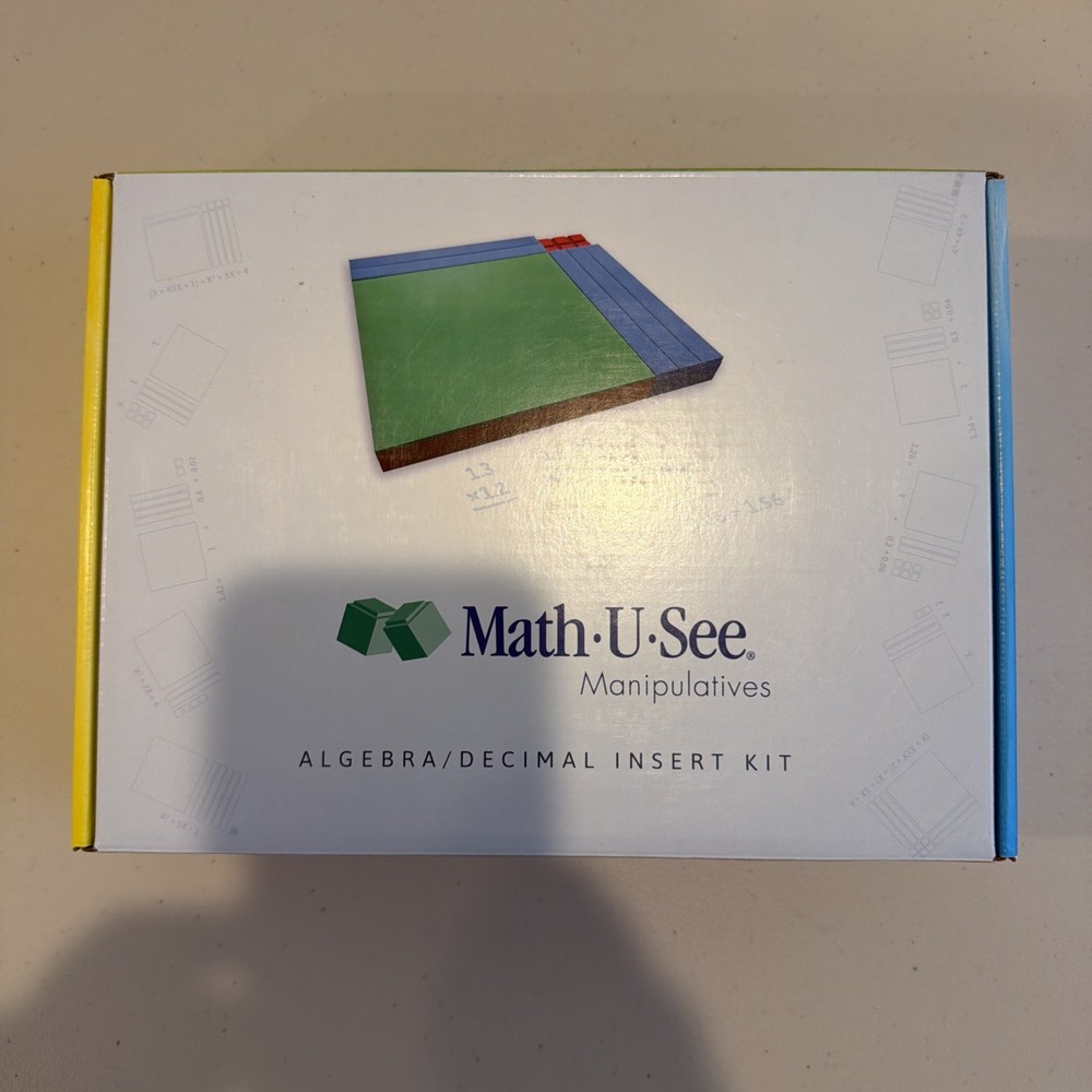 Math U See Manipulatives Algebra/Decimal Insert Kit Demme Learning Homeschool