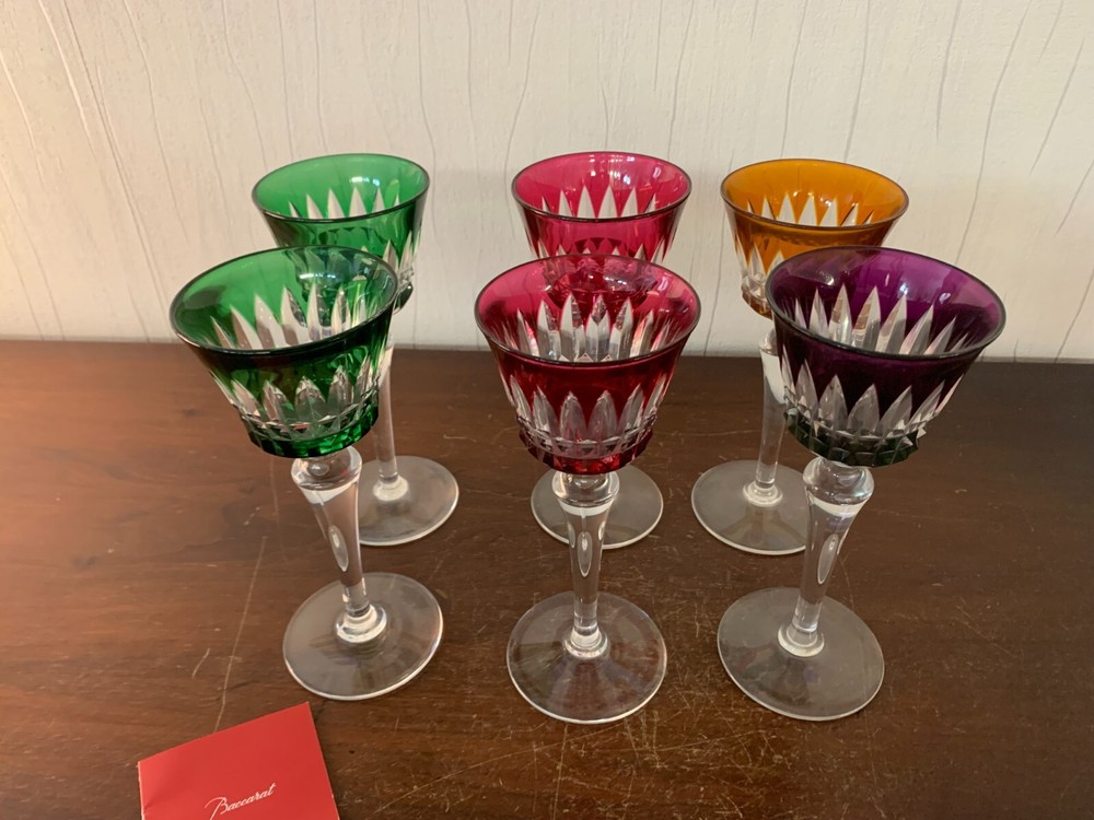 6 Piccadilly Model Crystal Wine Glasses From Baccarat (Price Per Unit)