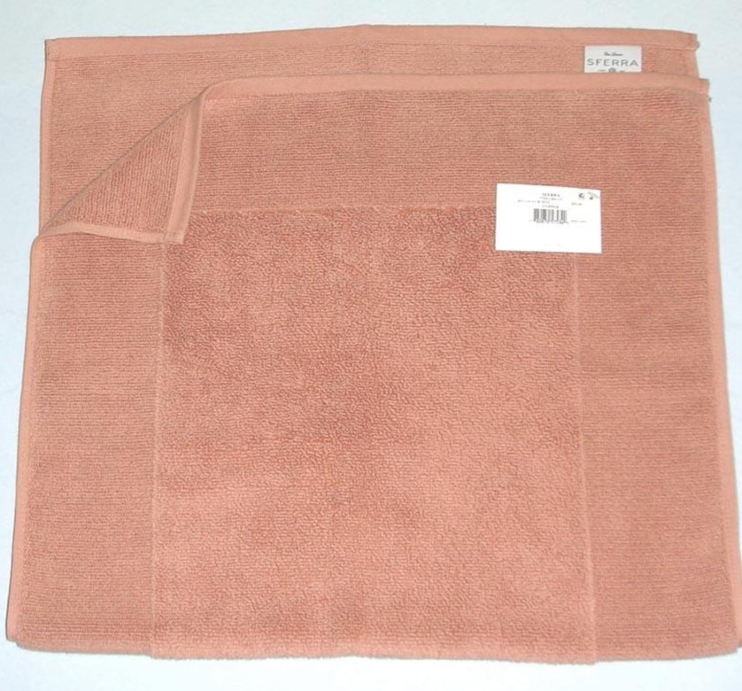 Sferra Bello Copper Bath Tub Mat Soft Absorbent Combed Cotton 20x35
