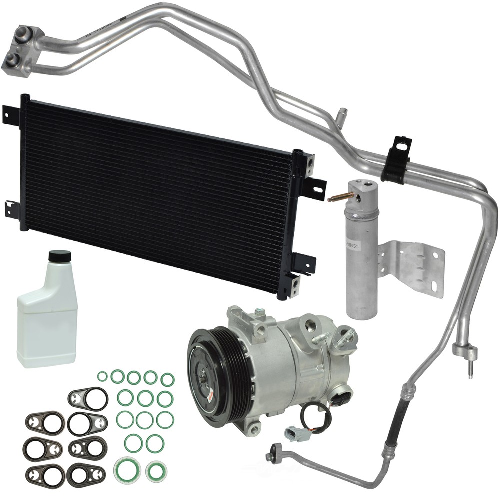 A/C Compressor Kit with Condenser for 2009 Dodge Caliber Replacement