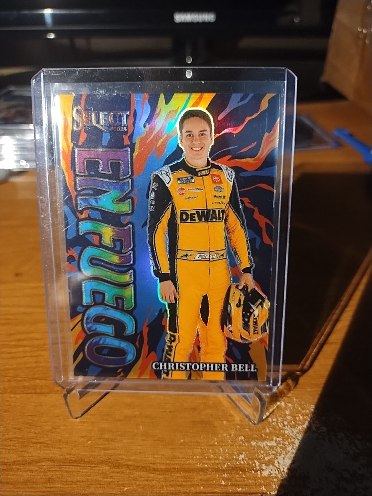 2024 Select Christopher Bell En Fuego Tie Dye SP /25