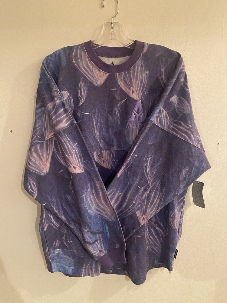 NEW Disney Spirit Jersey Adult Medium Purple Avatar Animal Kingdom Pandora Parks Collection