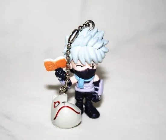 NARUTO Kakashi Sharingan Figure Keychain Vintage  Anime Japan