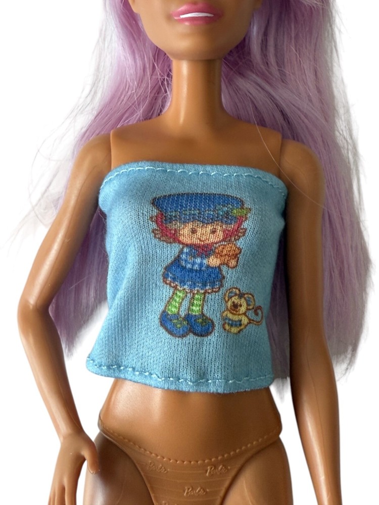 New Glam Squad Strawberry Shortcake Blueberry Muffin Tube Top Barbie Doll