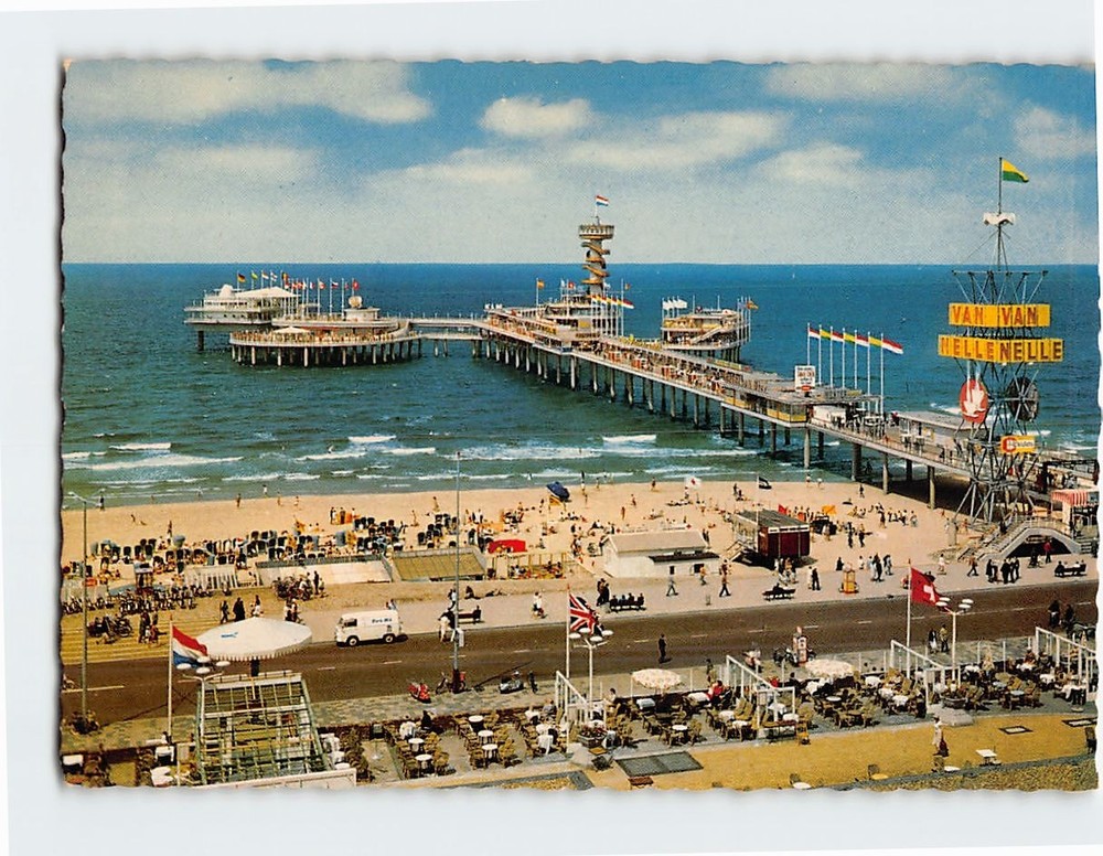 Postcard De Pier Scheveningen The Hague Netherlands
