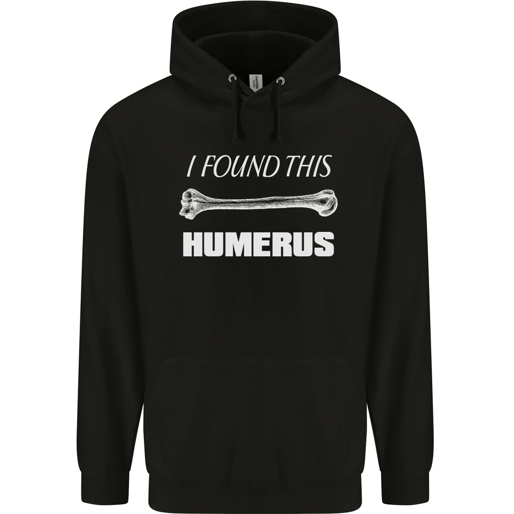 I Found This Humerus Funny Slogan Mens 80% Cotton Hoodie