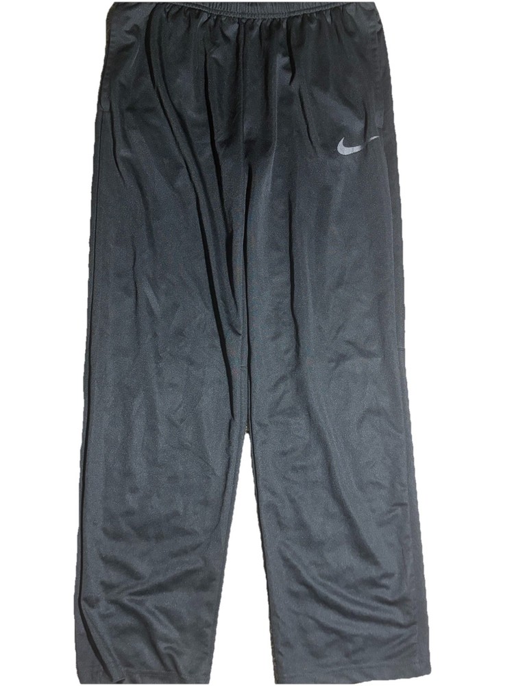 Nike Dri Fit Track Pants Mens Large Black Athletic Training Sweatpants