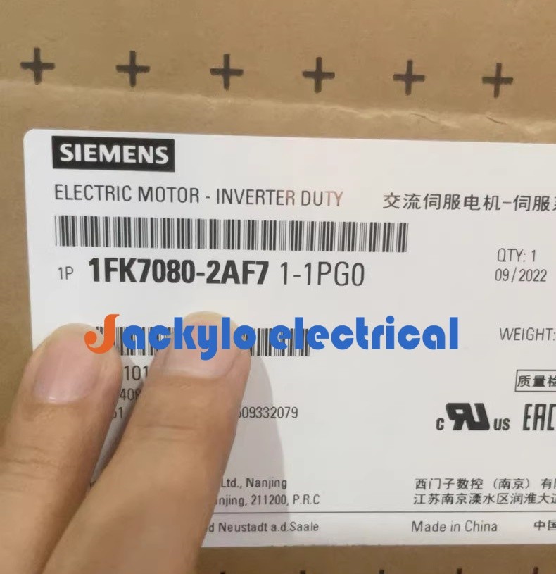 1pc New Spot Goods SIEMENS SERVO MOTOR 1FK7080-2AF71-1PG0 With Warranty free tax