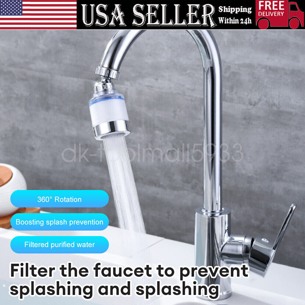 Faucet Water Filter For Kitchen Sink Or Bathroom Mount Filtration Tap Purifier