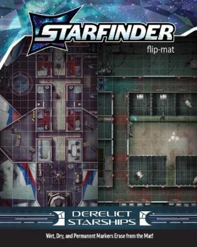 Damien Mammoliti Starfinder Flip-Mat: Derelict Starships (Map)Another great item from Rarewaves USA | Free delivery!