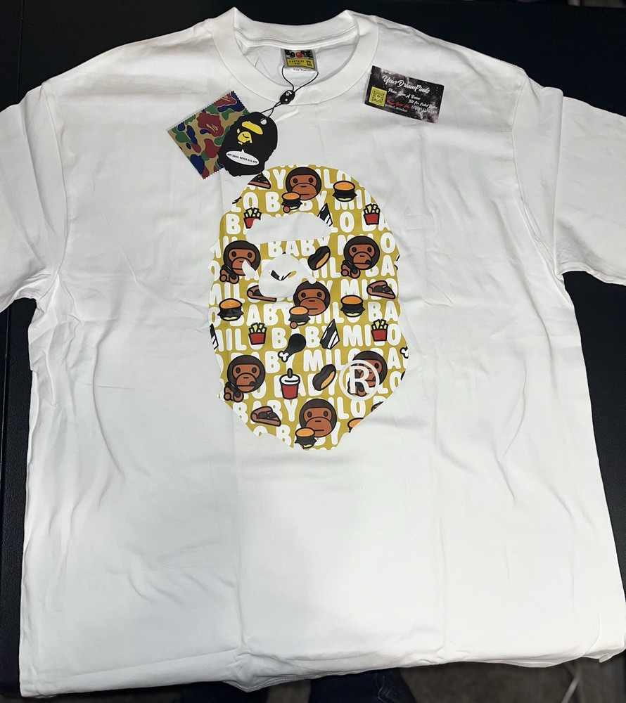 BAPE Milo Junk Food Big Ape Head T-Shirt Size XXL