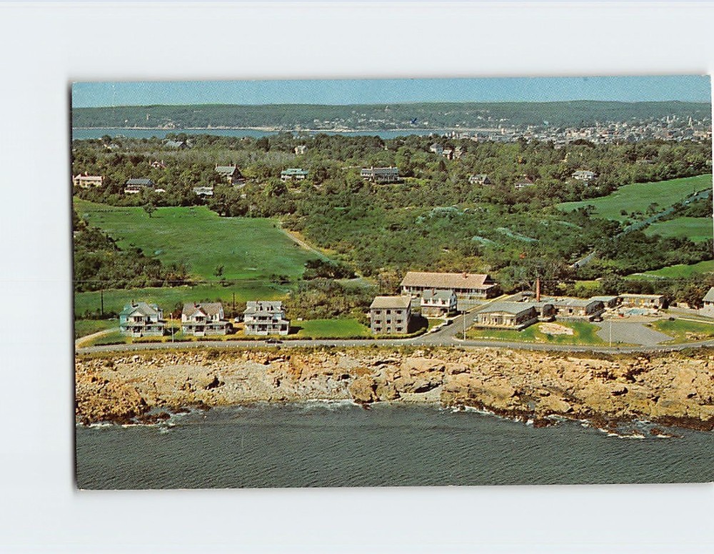 Postcard Moorland Motor Inn Bass Rocks Gloucester Massachusetts USA