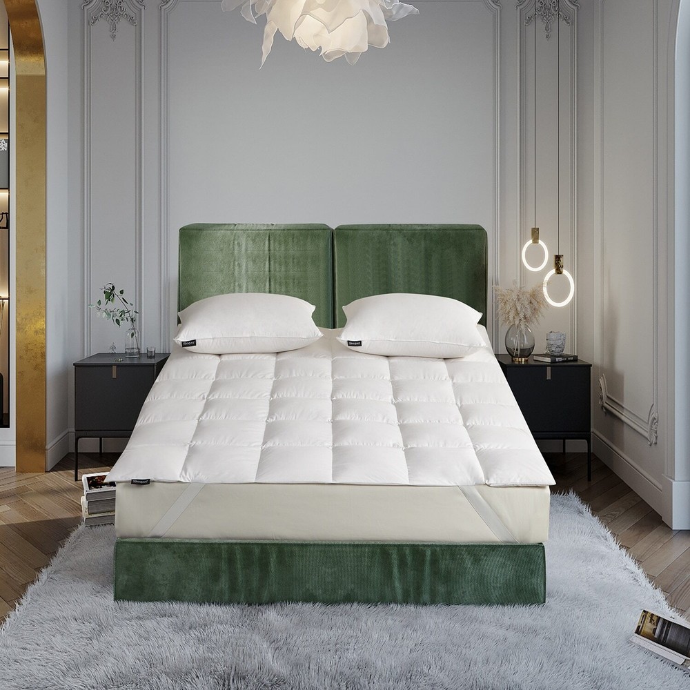 Beautyrest Tencel White Down Mattress Topper