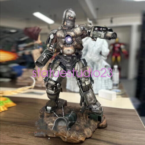 Mon Studio Iron Man Resin Statue In Stock MK1 Model Mark1 Led Light