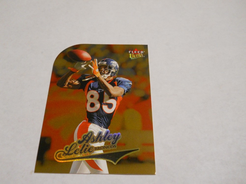 Ashley Lelie Gold Medallion Parallel Denver Broncos 2004 Fleer Ultra