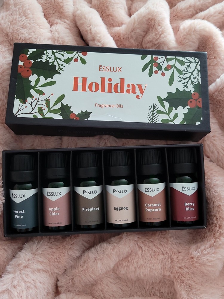 HOLIDAY Fragrance Oils Set 6 Premium  Scented Oils for Diffuser S...