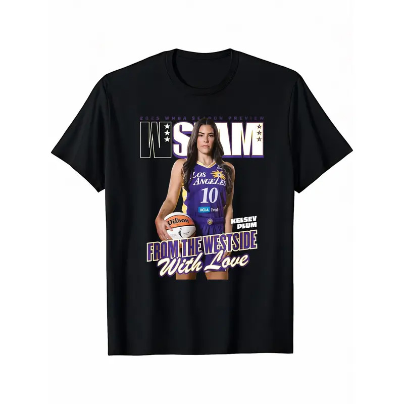 Men's SLAM Cover Crew Neck T-Shirt - CKelsey Plum Design, 100% Cotton Casual