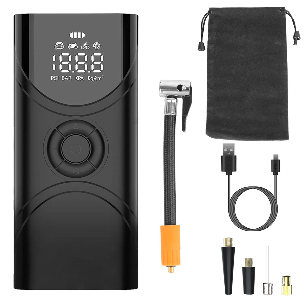 150PSI Air Pump Wireless Air Electric Tire Inflator Car Auto Bike Rechargeable