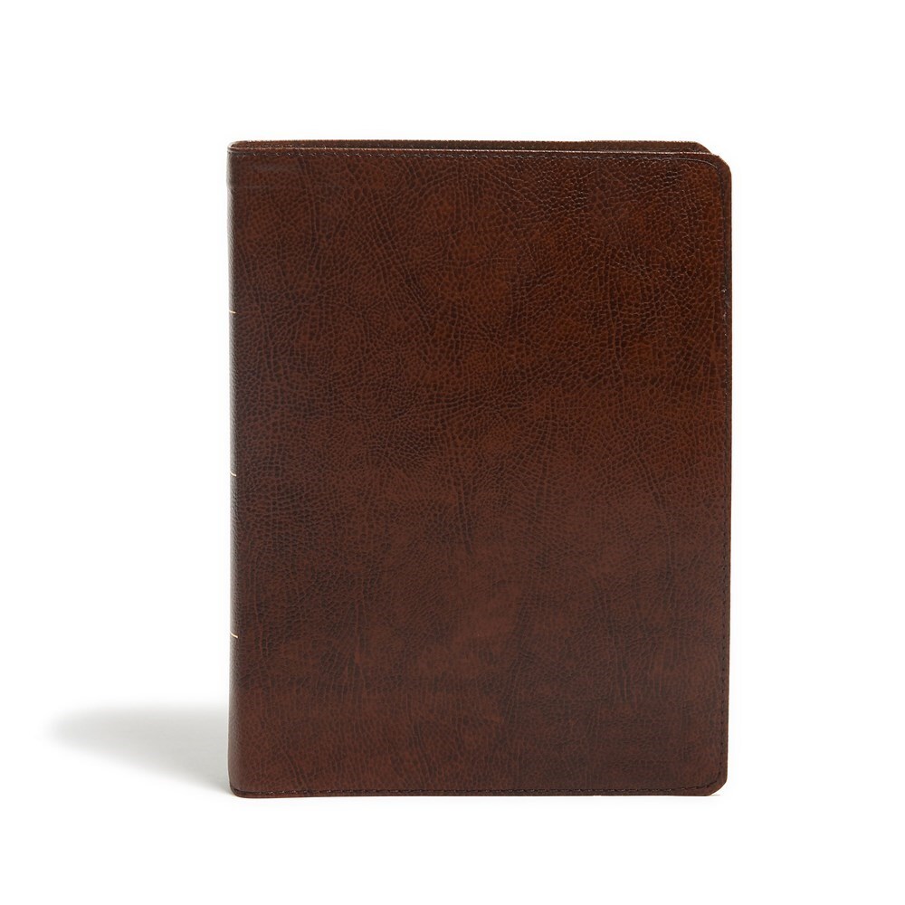KJV Study Bible Full-Color Brown Bonded Leather Holman 2020 Edition