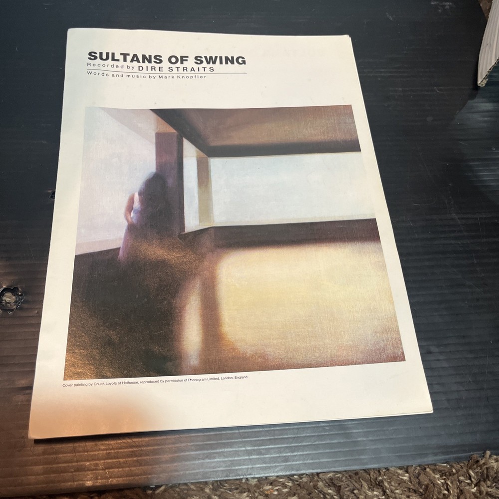 Sultans of Swing Dire Straits Sheet Music Piano Keyboard Vocal Lyric Guitar Tabs